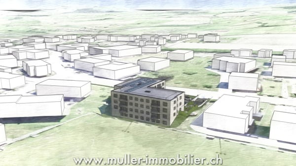 Studio neuf de 38 m² à 5 min de Romont dans le village de Siviriez 9