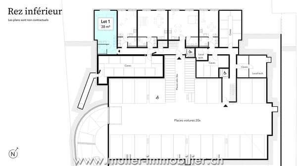 Studio neuf de 38 m² à 5 min de Romont dans le village de Siviriez 4