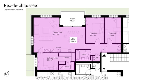 Appartement un cadre de vie idéal pour votre famille à 4 min d'Ursy 7