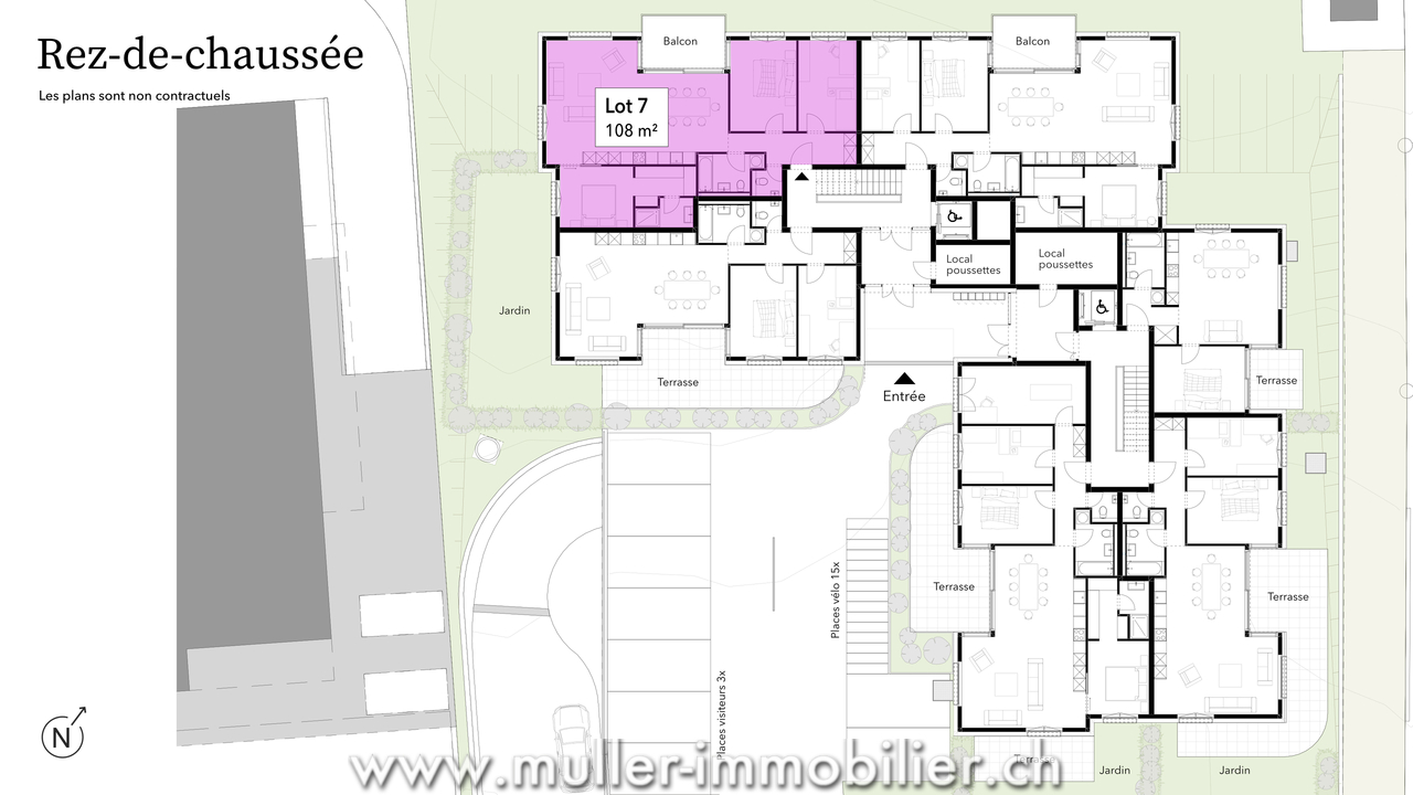 Immobilie in Ursy - Appartement un cadre de vie idéal pour votre famille à 4 min d'Ursy - Bild 5