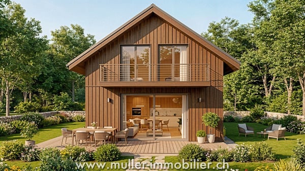 Belle maison en ossature bois en bordure de forêt au calme 11