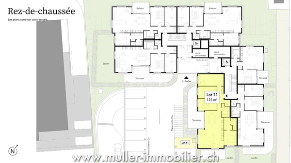Spacieux 5.5 pièces avec terrasse et jardin à 5 min de Romont 6