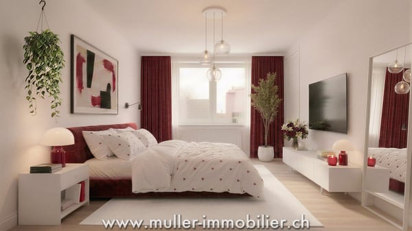Superbe appartement 3,5 pièces avec balcon, vue nature à 4 min d'Ursy 5