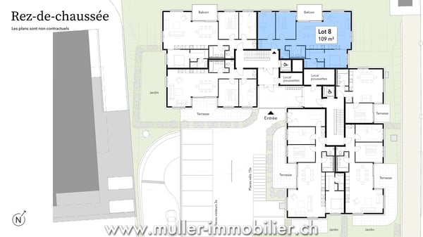 Siviriez, 3.5 neuf avec balcon et baies vitrées prêt à construire ! 6