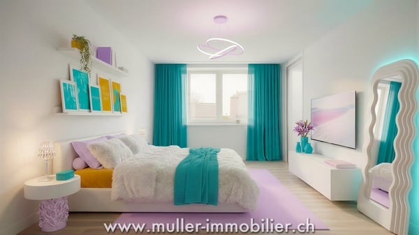 Siviriez, 3.5 neuf avec balcon et baies vitrées prêt à construire ! 4