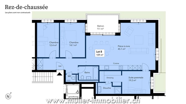 Siviriez, 3.5 neuf avec balcon et baies vitrées prêt à construire ! 7