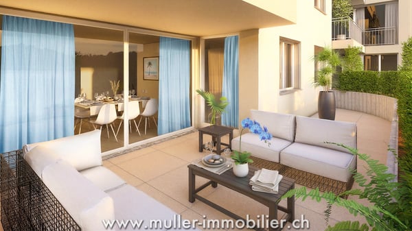 3,5 pièces avec terrasse et jardin, cadre paisible à 4 min d'Ursy 3