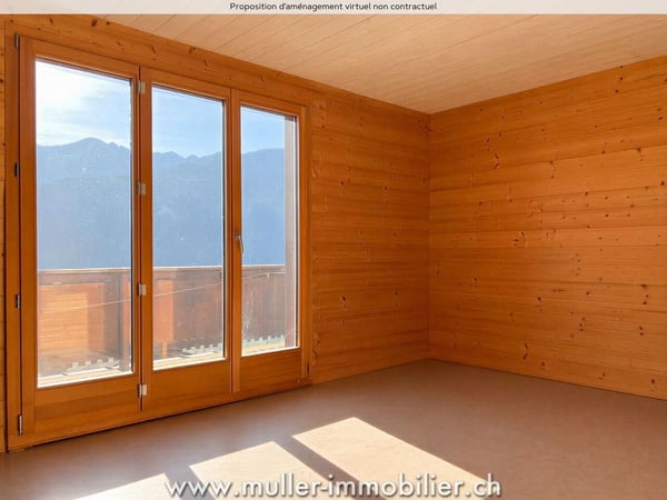 Chalet de caractère surplombant la vallée 5
