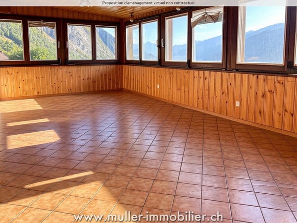 Chalet de caractère surplombant la vallée 3