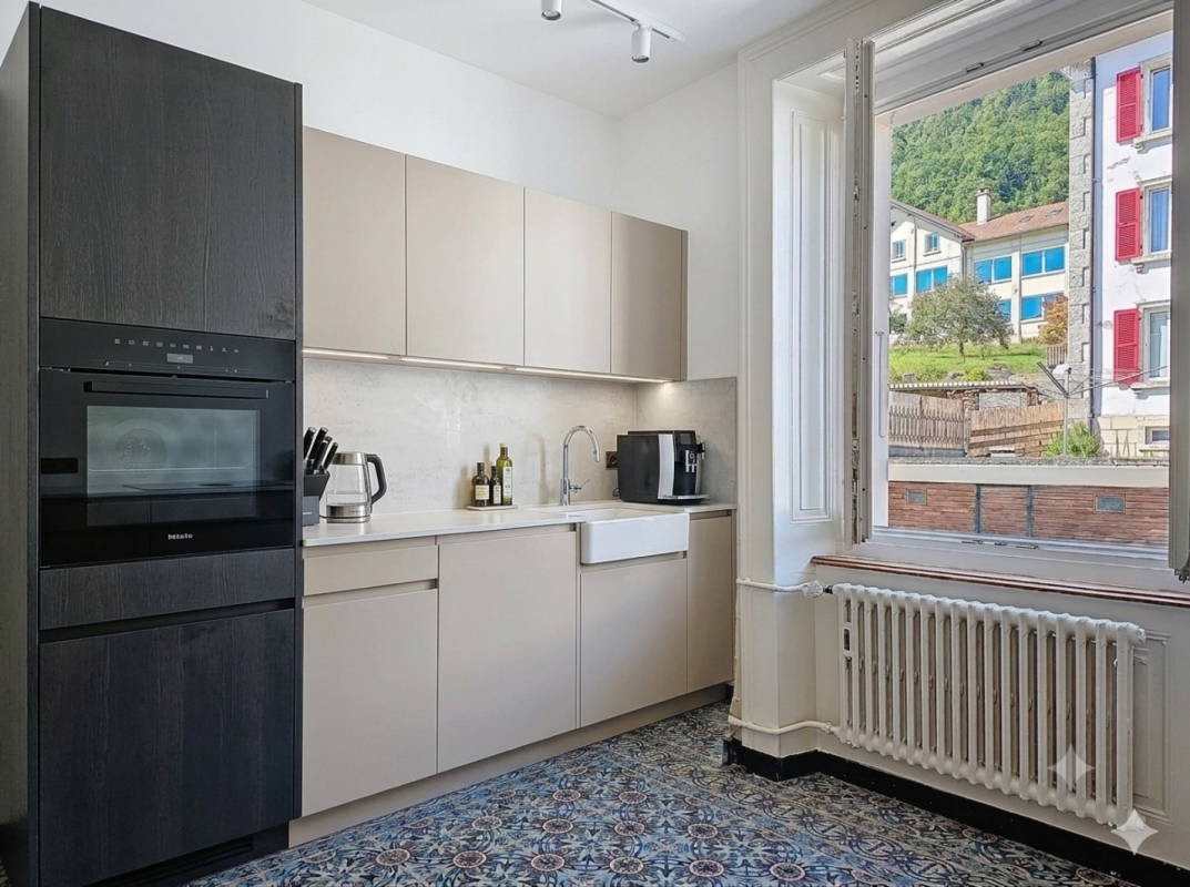 Immobilie in St-imier - Au centre avec garage et terrasse de 110 m2 - Bild 10