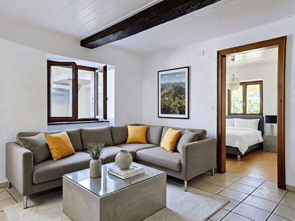 Appartement 2 pièces au rez-de-chaussée