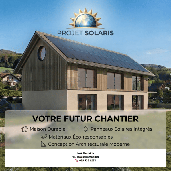 Villa indépendante énergétiquement et modulable selon besoin