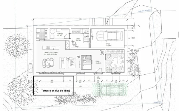 Rez-de-chaussée avec terrasse 2