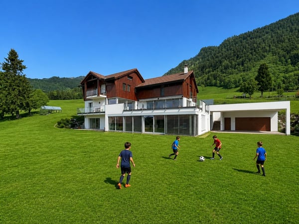 PROPRIÉTÉ D'EXCEPTION AVEC ESPACE WELLNESS PRIVATIF ET VUE PANORAMIQUE SUR LES PRÉALPES 1