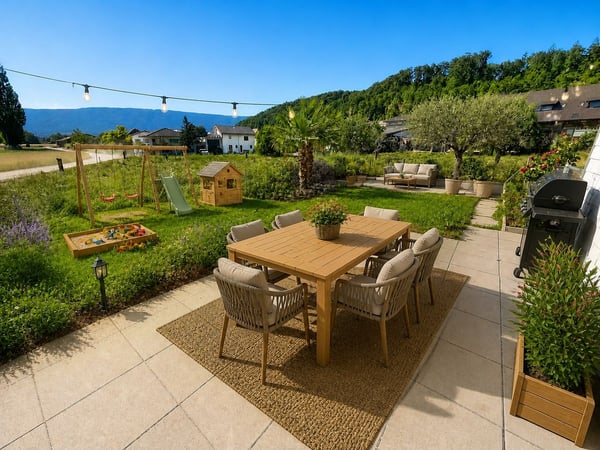 Magnifique appartement de 4,5 pièces avec entrée indépendante, jardin privatif et vue dégagée 2