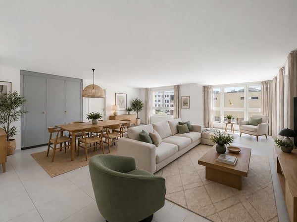 Lumière, espace et belle échappée sur le lac : un appartement rénové au dernier étage 3