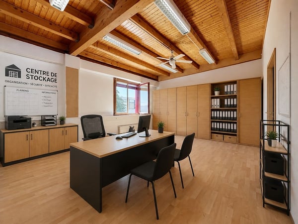 Surface commerciale de 207 m² d'un seul tenant, 2ème étage sans une seule marche, 3 places de parc extérieures comprises, libre de suite 8