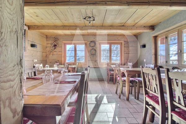 Restaurant avec chambres d'hôtes ski-in-out aux Crosets 7