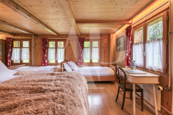 A VENDRE APPARTEMENT 5.5 PIECES  DANS UN CHALET AUTHENTIQUE 11
