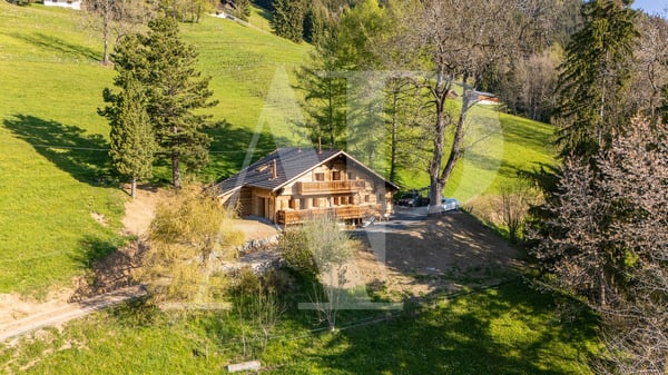 Avanthay Immobilier - Val-d'Illiez - Chalet d'exception en reconstruction - 6,5 pièces - 4 chambres 2