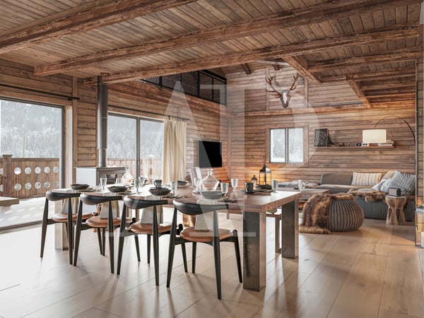 Exclusivité - Parcelles avec permis en force à vendre pour 2 chalets 6