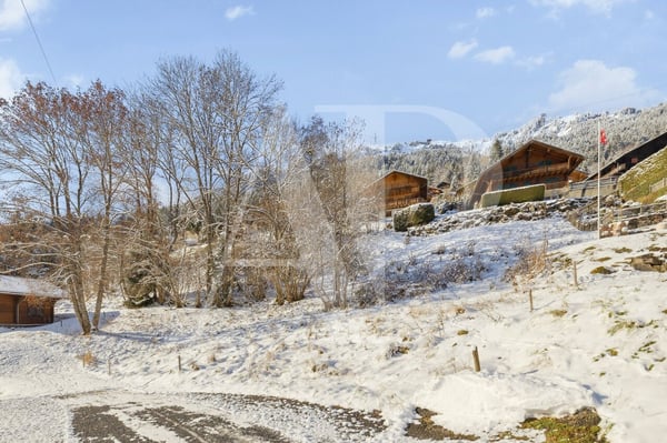 Exclusivité - Parcelles avec permis en force à vendre pour 2 chalets 2