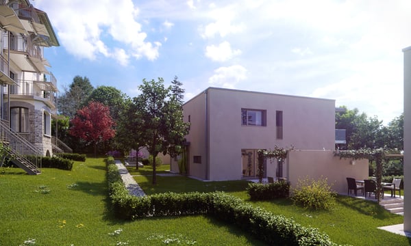 Moderne Reihenhaus-Villa in einem großen parkartigen Grundstück 2