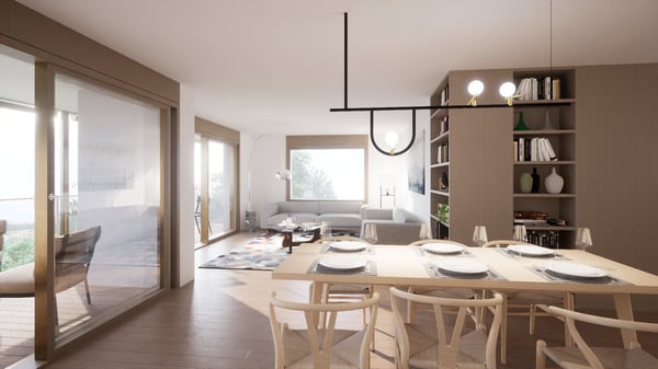 Vue exceptionnelle, appartement contemporain 4