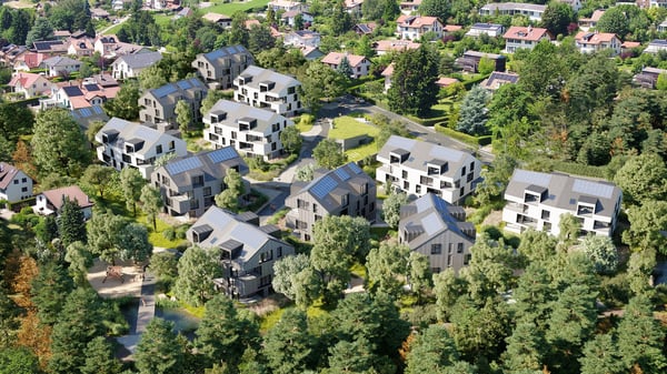 Appartement neuf de 2.5 pièces avec terrasse et jardin privatif à Epalinges