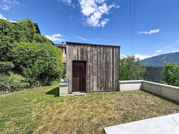 Grange - Ecurie rénovée avec vue et jardin à Savièse - Résidence secondaire possible 12