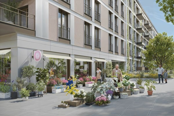 Surface commerciale de 99 m² au coeur du projet Jardins en Ville à Vevey 1