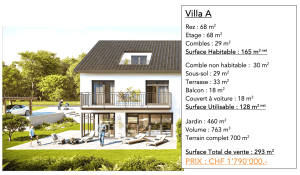 Magnifique villa jumelée de 1.5 pièces à Le Mont-sur-Lausanne (lotA) 6