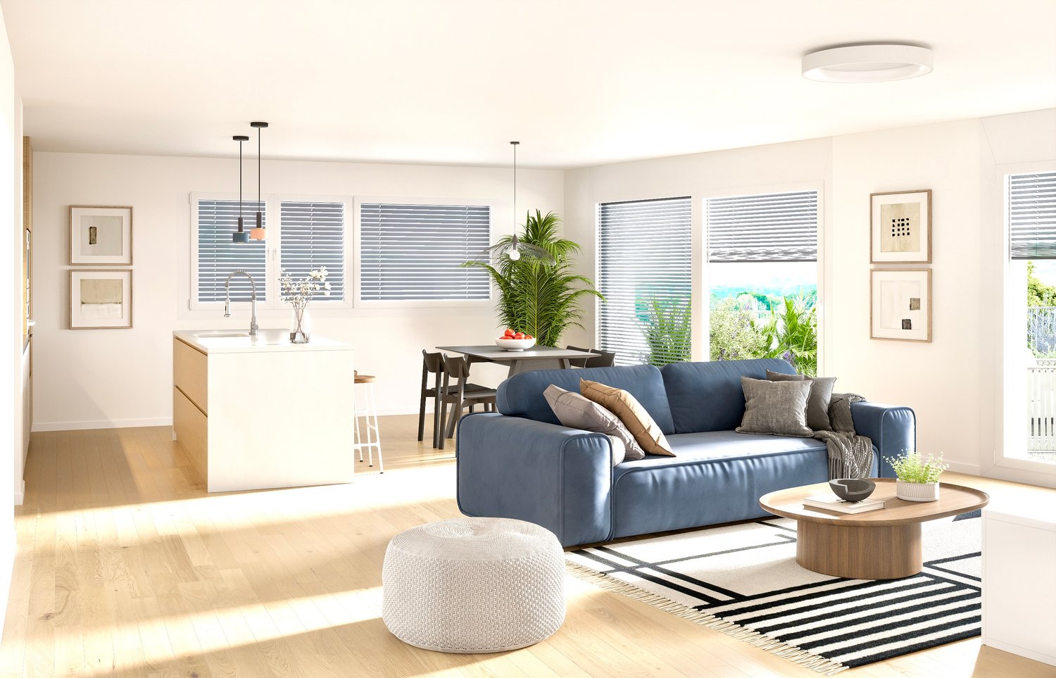 Immobilie in Attalens - Magnifique appartement de 4,5 pièces avec balcon à Attalens (A11) - Bild 5