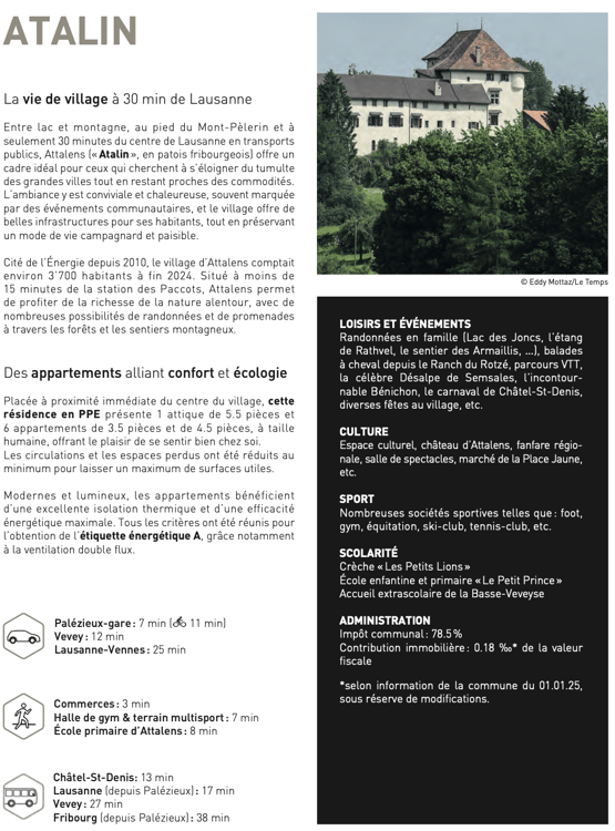 Magnifique Appartement de 4,5 pièces avec 1 place de parc à Attalens (A21) 6