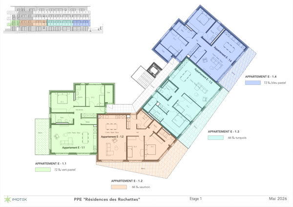 Appartement de 3.5 pièces avec jolie balcon et avec une place de parc 4