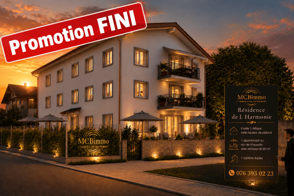 Dernier appartement en terrasse et pelouse Neuf