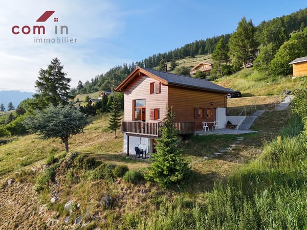 Val d'Hérens, joli chalet de 2002 vue imprenable à 180 1