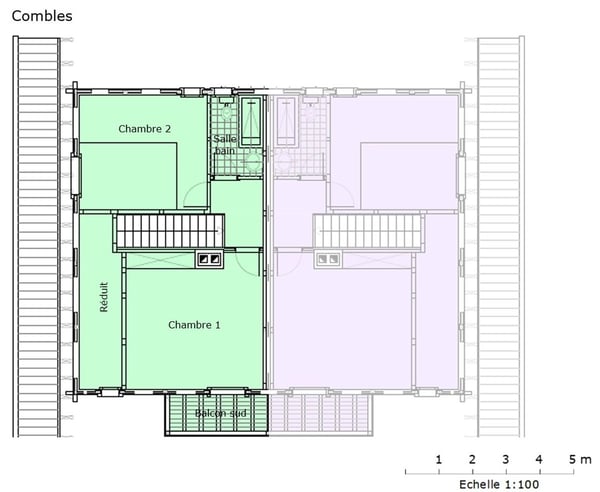 Agréable duplex en attique à vendre à Château-d'Oex 12