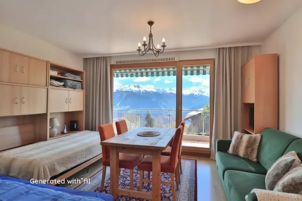 PPE lot in secondary residence with panoramic view 5