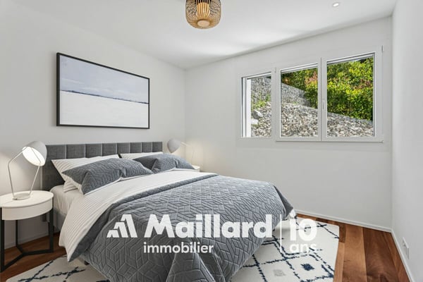 Vue lac et calme absolu pour ce bel appartement contemporain 11