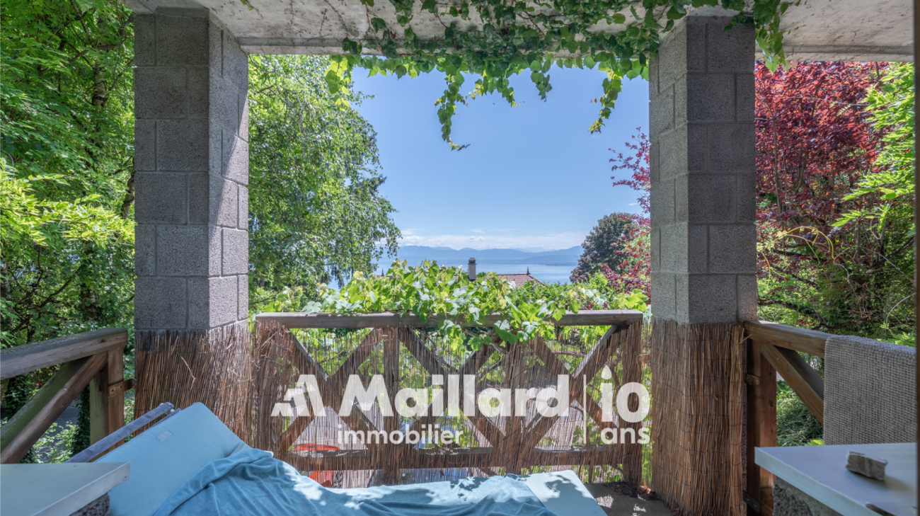 Villa d'architecte - Vue panoramique sur le lac !