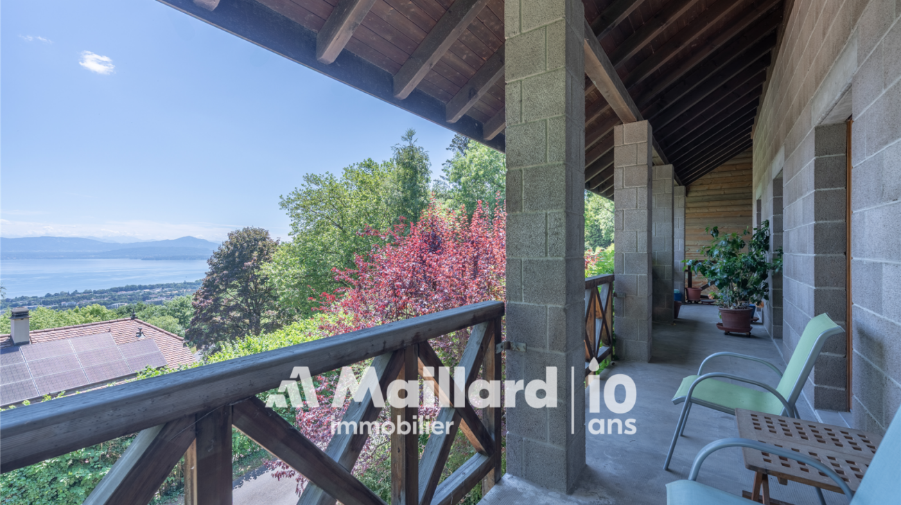 Villa d'architecte - Vue panoramique sur le lac !