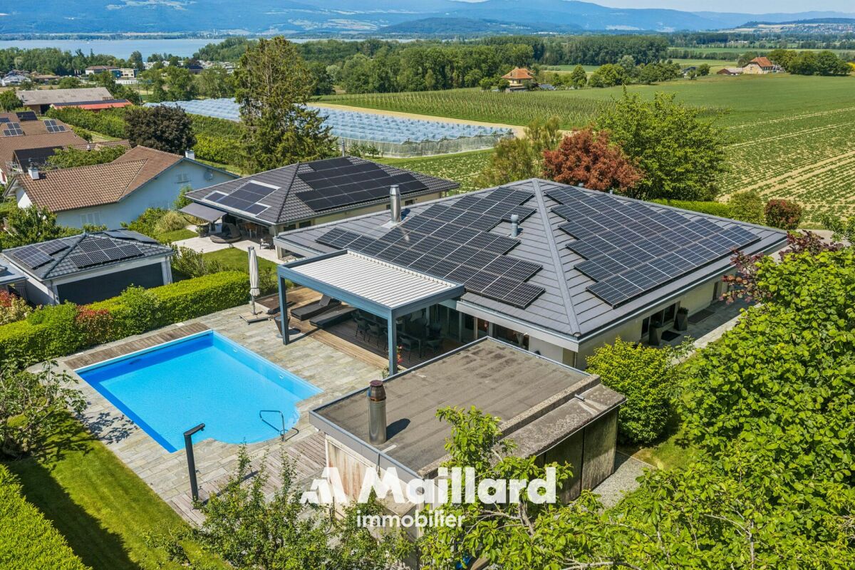 Cudrefin - Propriété exclusive avec piscine et panorama sur le lac