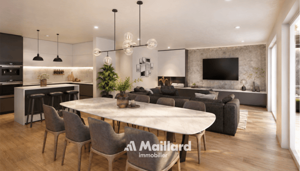 Villa contemporaine avec vue dégagée au coeur de Le Vaud 4