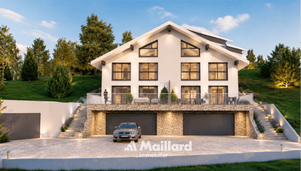 Villa contemporaine avec vue dégagée au coeur de Le Vaud 1