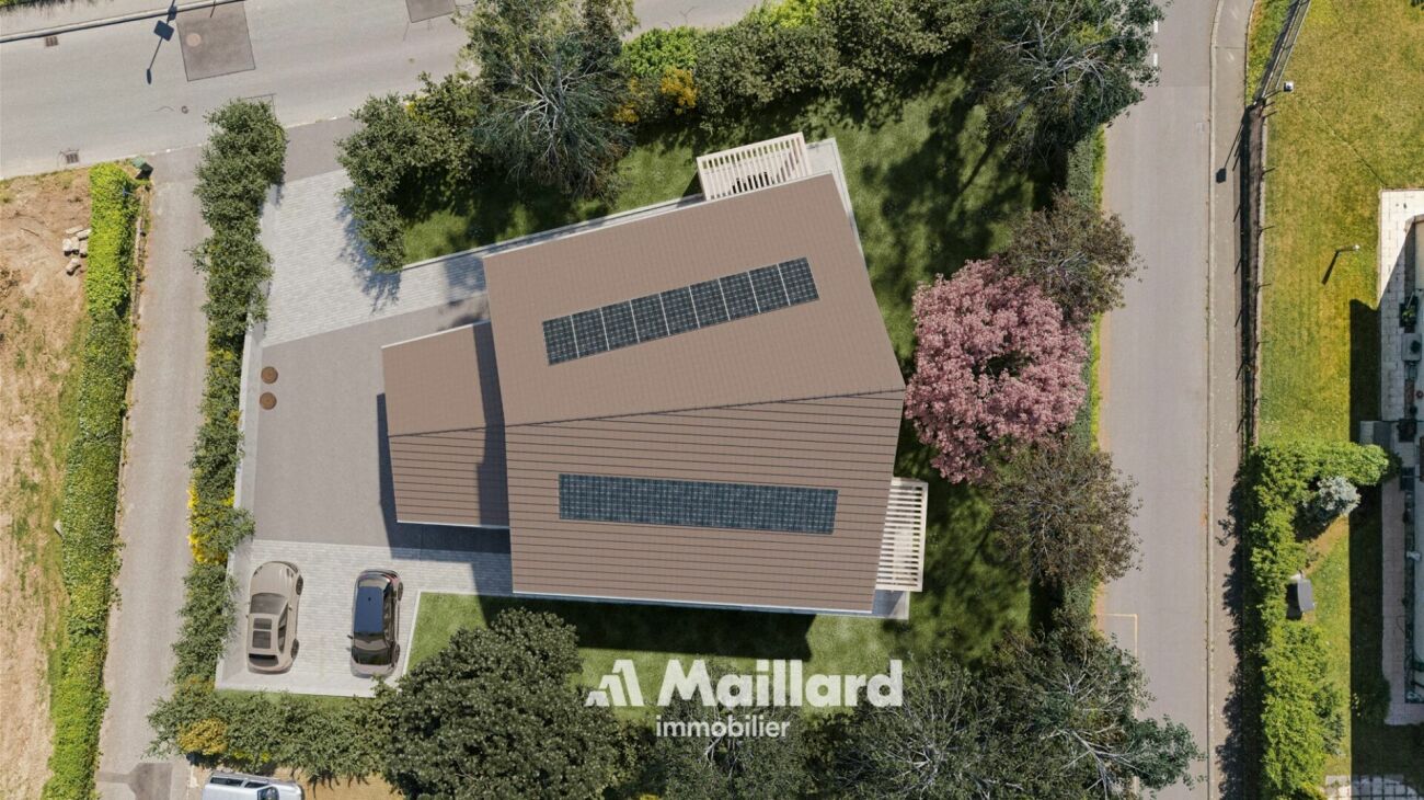 Magnifique projet de deux villas spacieuses et lumineuses, idéalement situées à Crissier