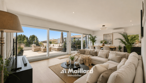 Superbe attique contemporain doté d'une terrasse privative de plus de 100 m² 3