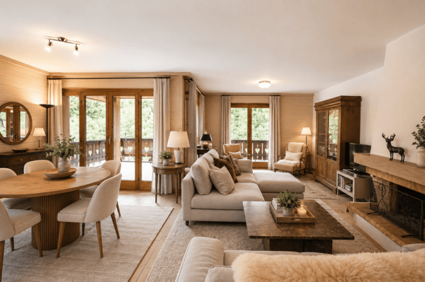 Lot de 2 appartements (3,5 pièces + studio) à Champéry 2