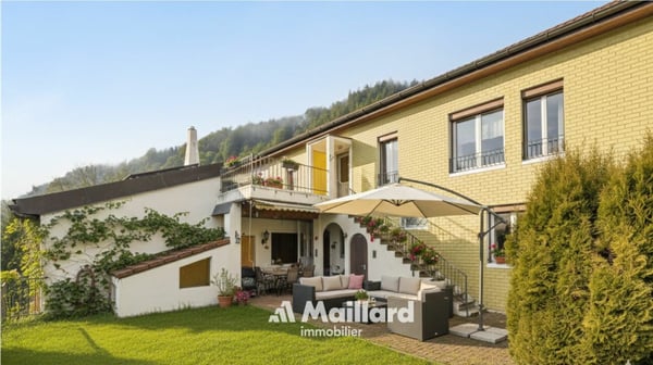 Vallorbe - Maison de 7p. à rénover avec atelier et jardin 17