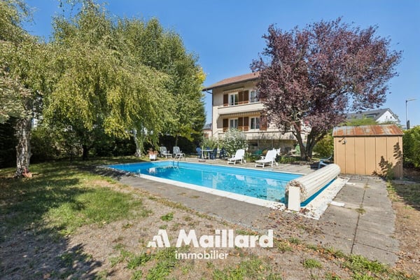 Yverdon - Villa individuelle avec piscine 1